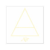 Symbool van het gevalde pagan-luchtelement  zelfinktende stempel (Design)