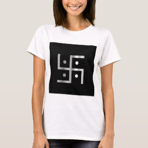 Symbool van het hindoeïsme Swastika T-shirt
