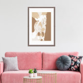 Symbool van het Paard Canvas Afdruk (Insitu (Woonkamer))