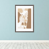 Symbool van het Paard Canvas Afdruk (Insitu (Houten vloer))