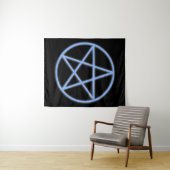 Symbool van het Pentacle van Falln Pagan Wandkleed (In Situ (horizontaal))