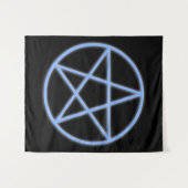 Symbool van het Pentacle van Falln Pagan Wandkleed (Voorkant (horizontaal))