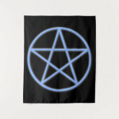 Symbool van het Pentacle van Falln Pagan Wandkleed (Voorkant)