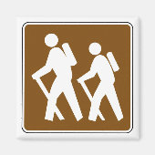 Symbool van het trekgebied magneet (Voorkant)