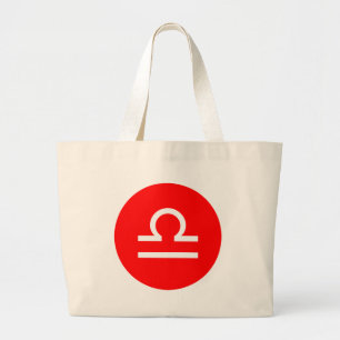 Symbool van het Weegblad Grote Tote Bag