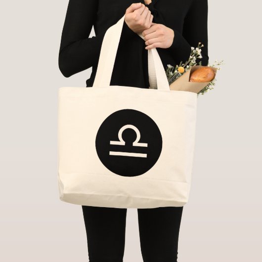 Symbool van het Weegblad Grote Tote Bag (Voorkant (product))