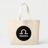 Symbool van het Weegblad Grote Tote Bag (Voorkant)