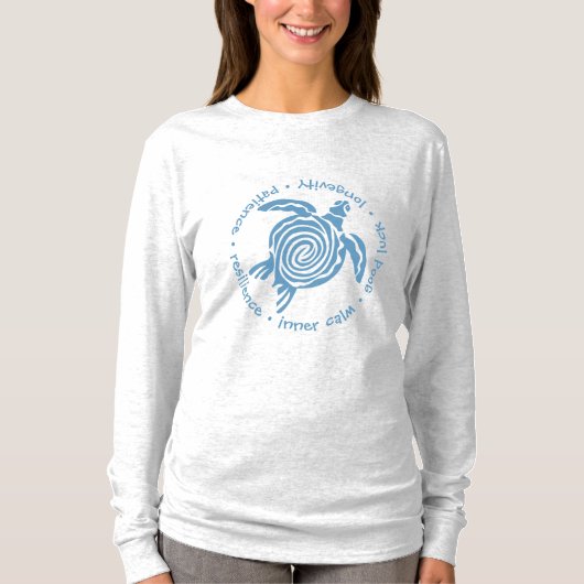 Symbool van het Zee schildpad - T Shirt (Voorkant)