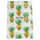 Symbool van het ziekenhuis-ananas-patroon medium cadeauzakje (Achterkant)