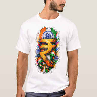 Symbool van Indiase roepies T-shirt