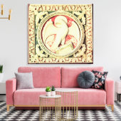 Symbool van John de Evangelist Canvas Afdruk (Insitu (Woonkamer))