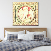 Symbool van John de Evangelist Canvas Afdruk (Insitu (Slaapkamer))