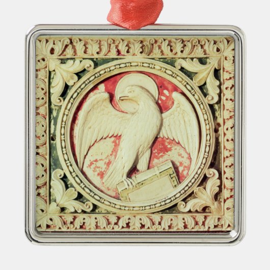 Symbool van John de Evangelist Metalen Ornament (Voorkant)