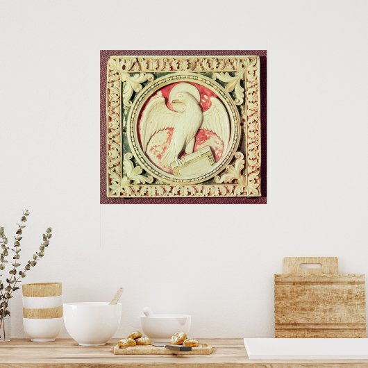 Symbool van John de Evangelist Poster (Keuken)