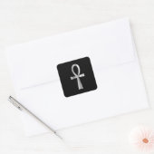 Symbool van Kemetism- Ankh Vierkante Sticker (Envelop)