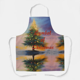 Symbool van Kerstmis Schort