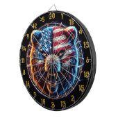 Symbool van kracht en Beer Dartbord (Voorkant Rechts)