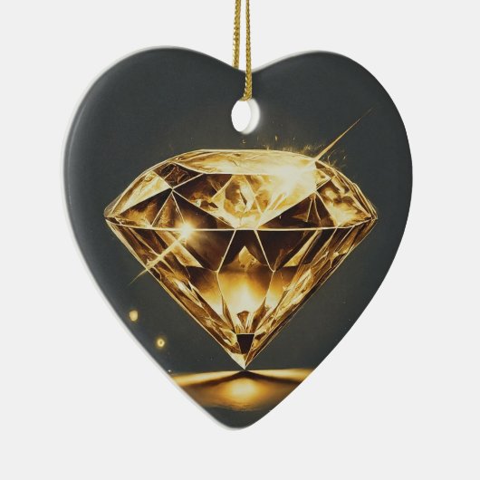 Symbool van liefde en vreugde keramisch ornament (Rechts)