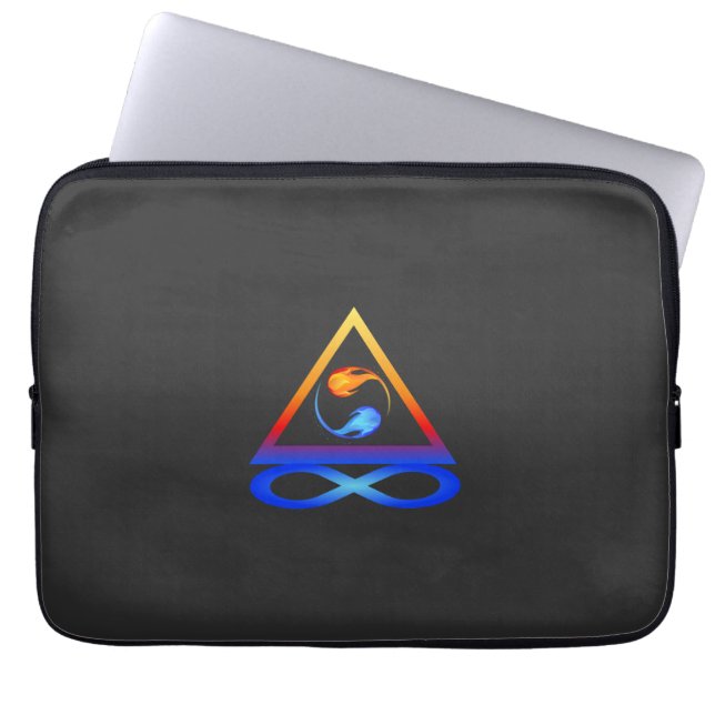 Symbool van Liefde Laptop Sleeve (Voorkant)