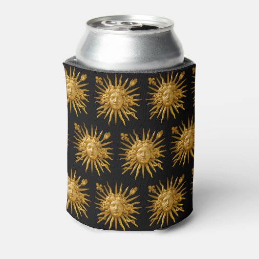 Symbool van Lodewijk XIV de Zonnekoning Blikjeskoeler (Blikje Achterkant)