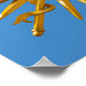 Symbool van Lodewijk XIV de Zonnekoning Poster (Hoek)