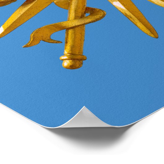 Symbool van Lodewijk XIV de Zonnekoning Poster (Hoek)