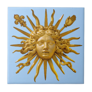 Symbool van Lodewijk XIV de Zonnekoning Tegeltje
