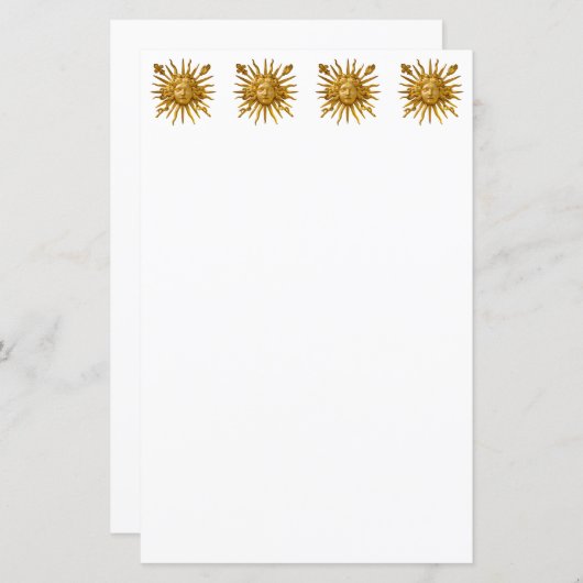 Symbool van Louis XIV de Sun King (Voorkant / Achterkant)