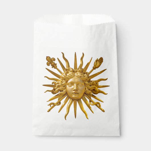 Symbool van Louis XIV de Sun King Bedankzakje (Voorkant)