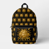 Symbool van Louis XIV de Sun King Bedrukte Rugzak (Voorkant)