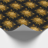 Symbool van Louis XIV de Sun King Cadeaupapier (Hoek)