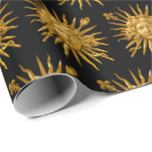 Symbool van Louis XIV de Sun King Cadeaupapier (Rol Hoek)