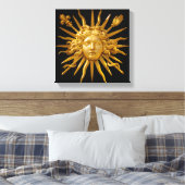 Symbool van Louis XIV de Sun King Canvas Afdruk (Insitu (Slaapkamer))