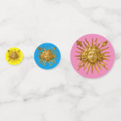 Symbool van Louis XIV de Sun King Confetti (Voorkanten)
