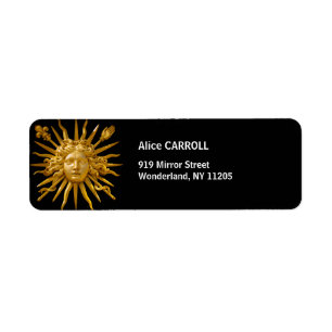 Symbool van Louis XIV de Sun King Etiket