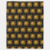 Symbool van Louis XIV de Sun King Fleece Deken (Voorkant)