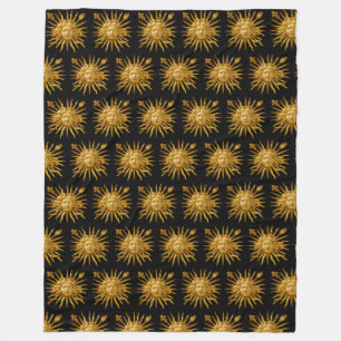 Symbool van Louis XIV de Sun King Fleece Deken
