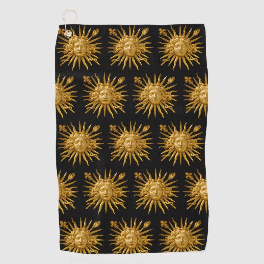 Symbool van Louis XIV de Sun King Golfhanddoek (Voorkant)