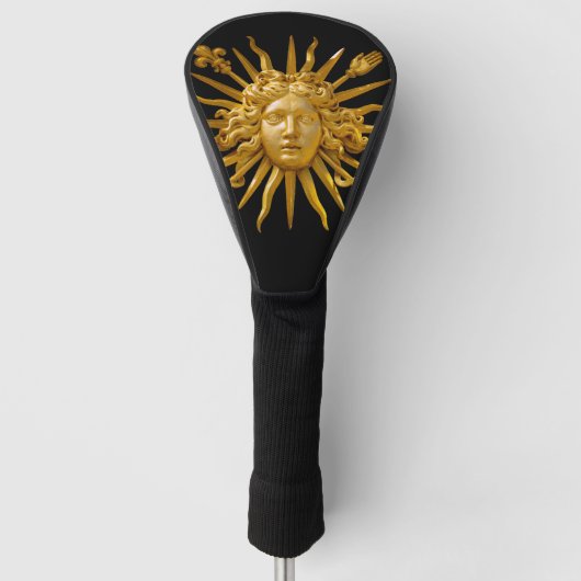 Symbool van Louis XIV de Sun King Golfheadcover (Voorkant)