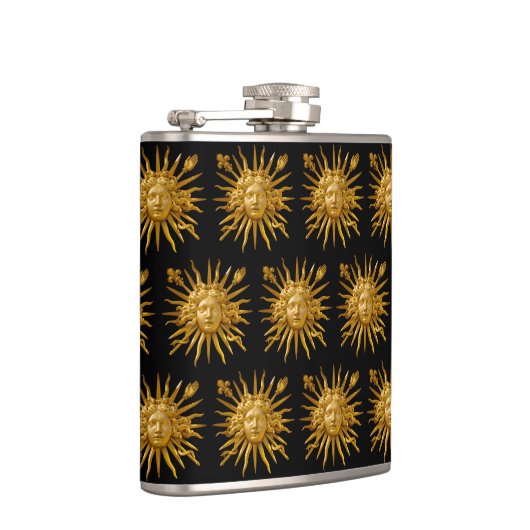 Symbool van Louis XIV de Sun King Heupfles (Rechts)