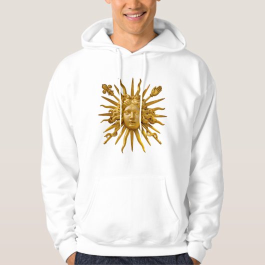 Symbool van Louis XIV de Sun King Hoodie (Voorkant)
