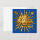 Symbool van Louis XIV de Sun King Kaart (Voorkant / Achterkant)