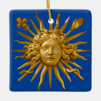 Symbool van Louis XIV de Sun King Keramisch Ornament