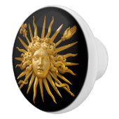 Symbool van Louis XIV de Sun King Keramische Knop (Rechts)