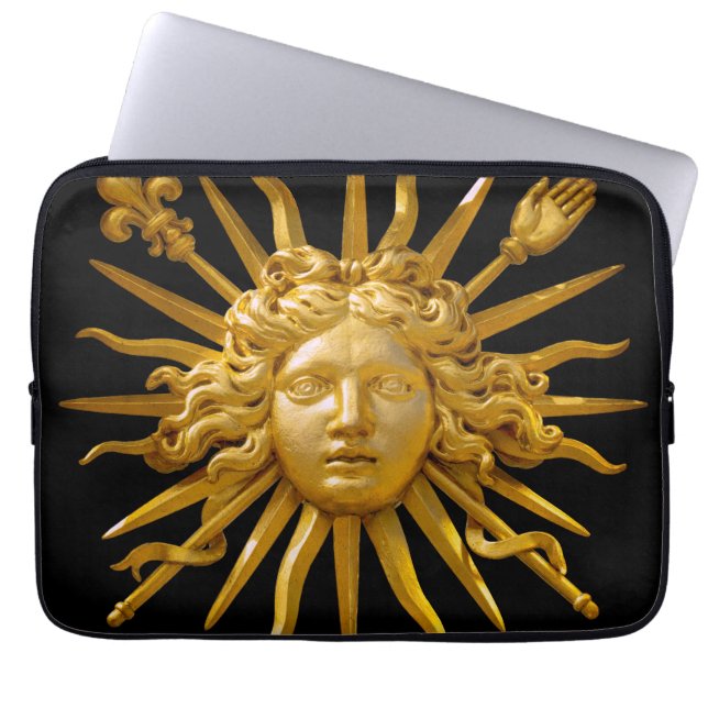 Symbool van Louis XIV de Sun King Laptop Sleeve (Voorkant)