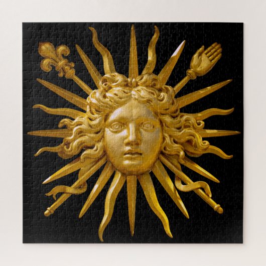 Symbool van Louis XIV de Sun King Legpuzzel (Verticaal)