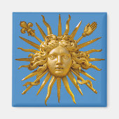 Symbool van Louis XIV de Sun King Magneet (Voorkant)