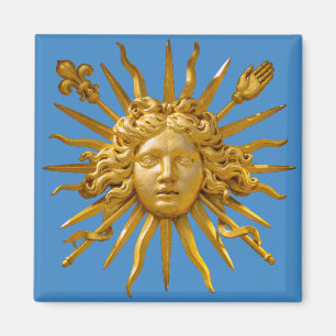 Symbool van Louis XIV de Sun King Magneet