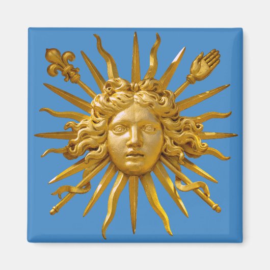 Symbool van Louis XIV de Sun King Magneet (Voorkant)