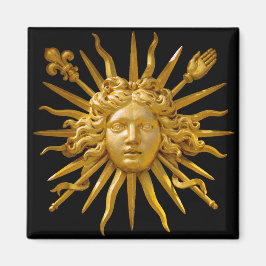 Symbool van Louis XIV de Sun King Magneet